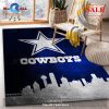 [SALE] Dallas Cowboys Skyline NFL Team Logos Area Rug, Kitchen Rug, Home Decor Floor Decor – Indoor Outdoor Rugs