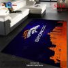 [SALE] Denver Broncos Skyline NFL Area Rug Carpet, Living room and bedroom Rug, Family Gift US Decor – Indoor Outdoor Rugs