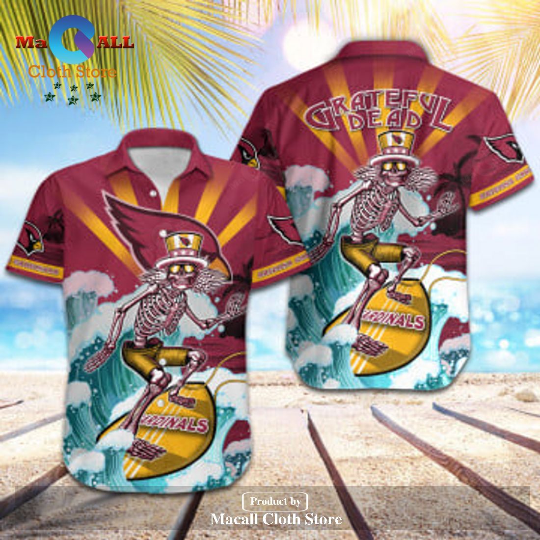 Arizona Cardinals NFL Tropical Hawaiian Shirt For Men And Women