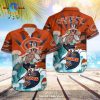 Carolina Panthers NFL Skateboarding Skull Collection Hawaiian Shirt and Short LIMITED EDITION