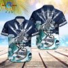Denver Broncos NFL Skateboarding Skull Collection Hawaiian Shirt and Short LIMITED EDITION