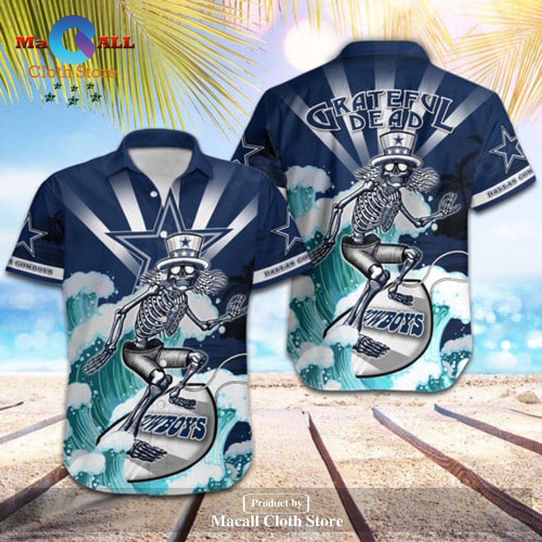 Dallas Cowboys NFL Skateboarding Skull Collection Hawaiian Shirt and Short LIMITED EDITION Dallas Cowboys NFL Skateboarding Skull Collection Hawaiian Shirt and Short LIMITED EDITION