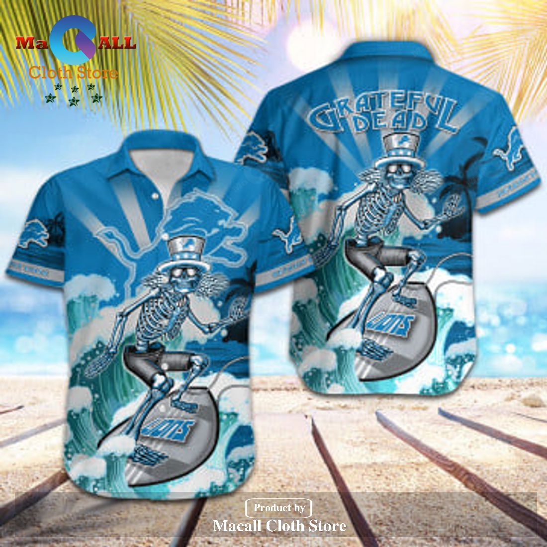Detroit Lions NFL Skateboarding Skull Collection Hawaiian Shirt and Short LIMITED EDITION Detroit Lions NFL Skateboarding Skull Collection Hawaiian Shirt and Short LIMITED EDITION