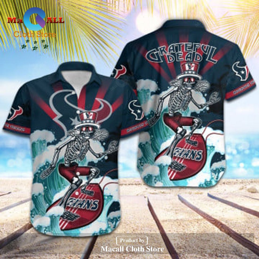 Houston Texans NFL Skateboarding Skull Collection Hawaiian Shirt and Short LIMITED EDITION Houston Texans NFL Skateboarding Skull Collection Hawaiian Shirt and Short LIMITED EDITION