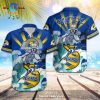 Los Angeles Chargers NFL Skateboarding Skull Collection Hawaiian Shirt and Short LIMITED EDITION