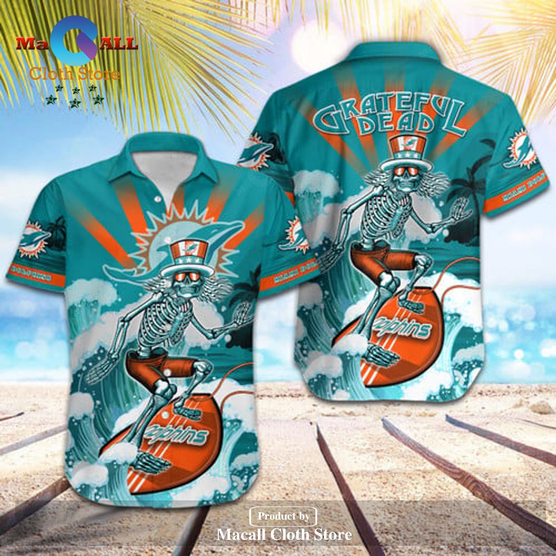 Miami Dolphins NFL Limited T-shirt Hawaiian Shirt and Shorts