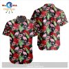 NHL Calgary Flames Flowers Trending Style Special Design Button Hawaiian Shirt and Short LIMITED EDITION