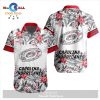 NHL Carolina Hurricanes Crane Bird Special Design Button Hawaiian Shirt and Short LIMITED EDITION