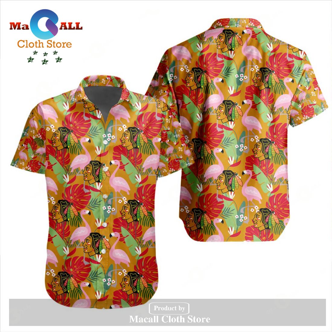 NHL Chicago Blackhawks Crane Bird Special Design Button Hawaiian Shirt and Short LIMITED EDITION NHL Chicago Blackhawks Crane Bird Special Design Button Hawaiian Shirt and Short LIMITED EDITION