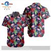 NHL Columbus Blue Jackets Flowers Trending Style Special Design Button Hawaiian Shirt and Short LIMITED EDITION