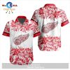NHL Detroit Red Wings Crane Bird Special Design Button Hawaiian Shirt and Short LIMITED EDITION