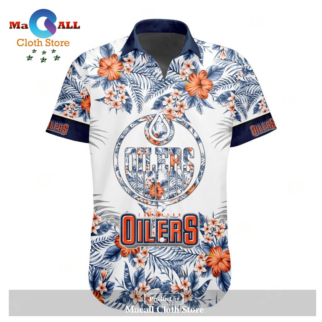 NHL Edmonton Oilers Flowers Trending Style Special Design Button ...
