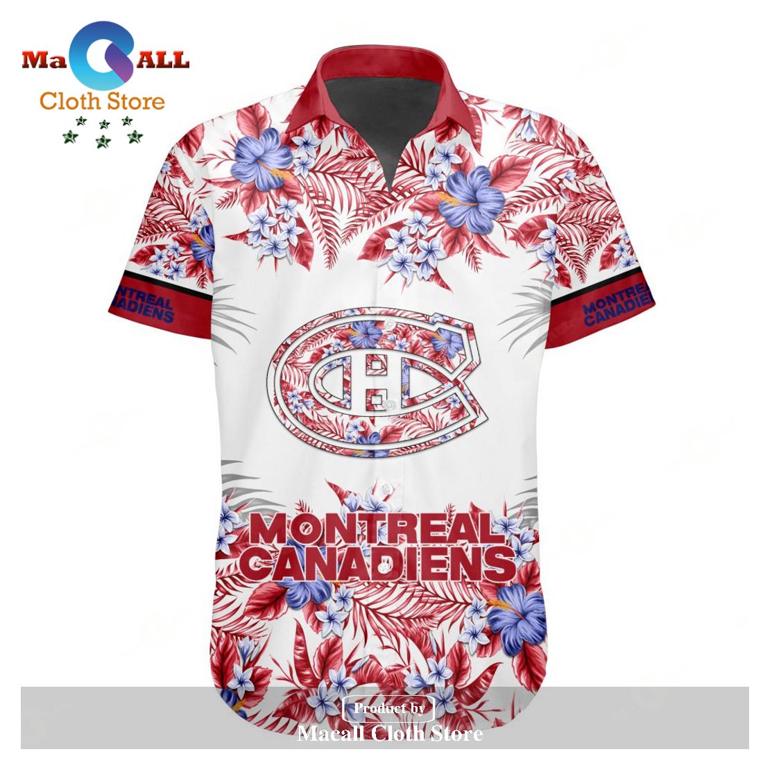 LIMITED] Montreal Canadiens NHL-Summer Hawaiian Shirt And Shorts