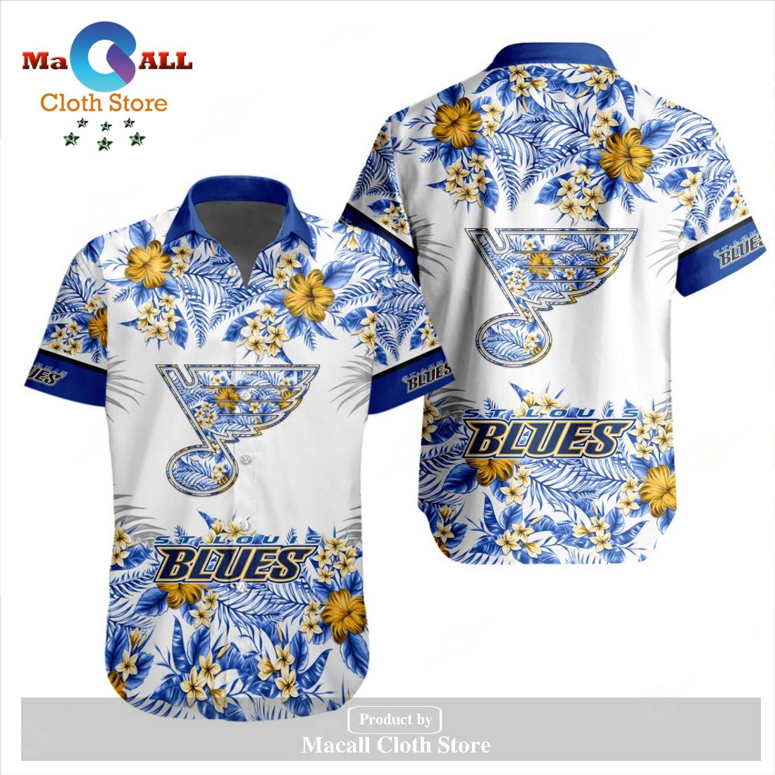 NHL St. Louis Blues Flowers Trending Style Special Design Button ...