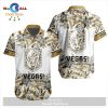 NHL Vegas Golden Knights Crane Bird Special Design Button Hawaiian Shirt and Short LIMITED EDITION