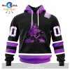 Personalized NHL Anaheim Ducks Special Black Hockey Fights Cancer Kits New Version Hoodie Sweatshirt 3D