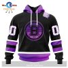 Personalized NHL Arizona Coyotes Special Black Hockey Fights Cancer Kits New Version Hoodie Sweatshirt 3D