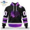 Personalized NHL Carolina Hurricanes Special Black Hockey Fights Cancer Kits New Version Hoodie Sweatshirt 3D