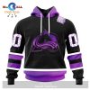 Personalized NHL Chicago Blackhawks Special Black Hockey Fights Cancer Kits New Version Hoodie Sweatshirt 3D