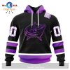 Personalized NHL Colorado Avalanche Special Black Hockey Fights Cancer Kits New Version Hoodie Sweatshirt 3D