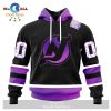 Personalized NHL New York Islanders Special Black Hockey Fights Cancer Kits New Version Hoodie Sweatshirt 3D