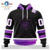 Personalized NHL Vancouver Canucks Special Black Hockey Fights Cancer Kits New Version Hoodie Sweatshirt 3D