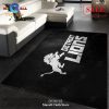 [SALE] Detroit Lions Silver NFL Team Logos Area Rug, Living Room Rug – Indoor Outdoor Rugs