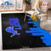 [SALE] Detroit Lions Silver NFL Team Logos Area Rug, Living Room Rug – Indoor Outdoor Rugs
