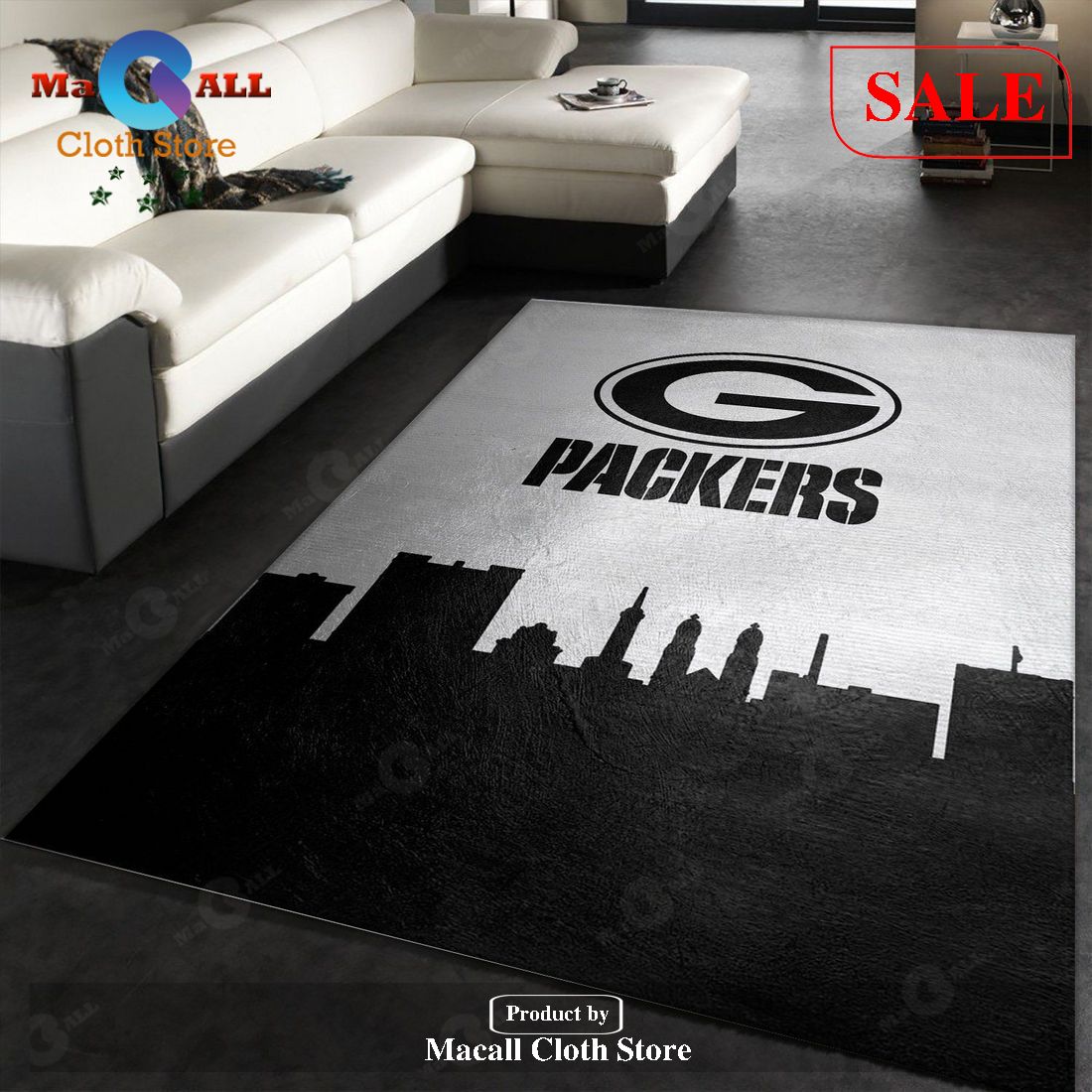 SALE] Green Bay Packers Skyline NFL Area Rug For Christmas, Bedroom, Home  US Decor - Indoor Outdoor Rugs - Macall Cloth Store - Destination for  fashionistas