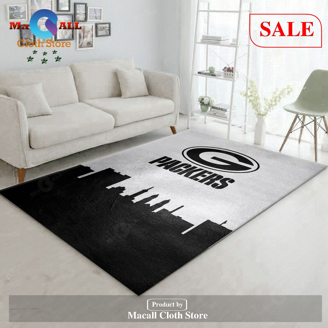 SALE] Green Bay Packers Skyline NFL Area Rug For Christmas, Bedroom, Home  US Decor - Indoor Outdoor Rugs - Macall Cloth Store - Destination for  fashionistas