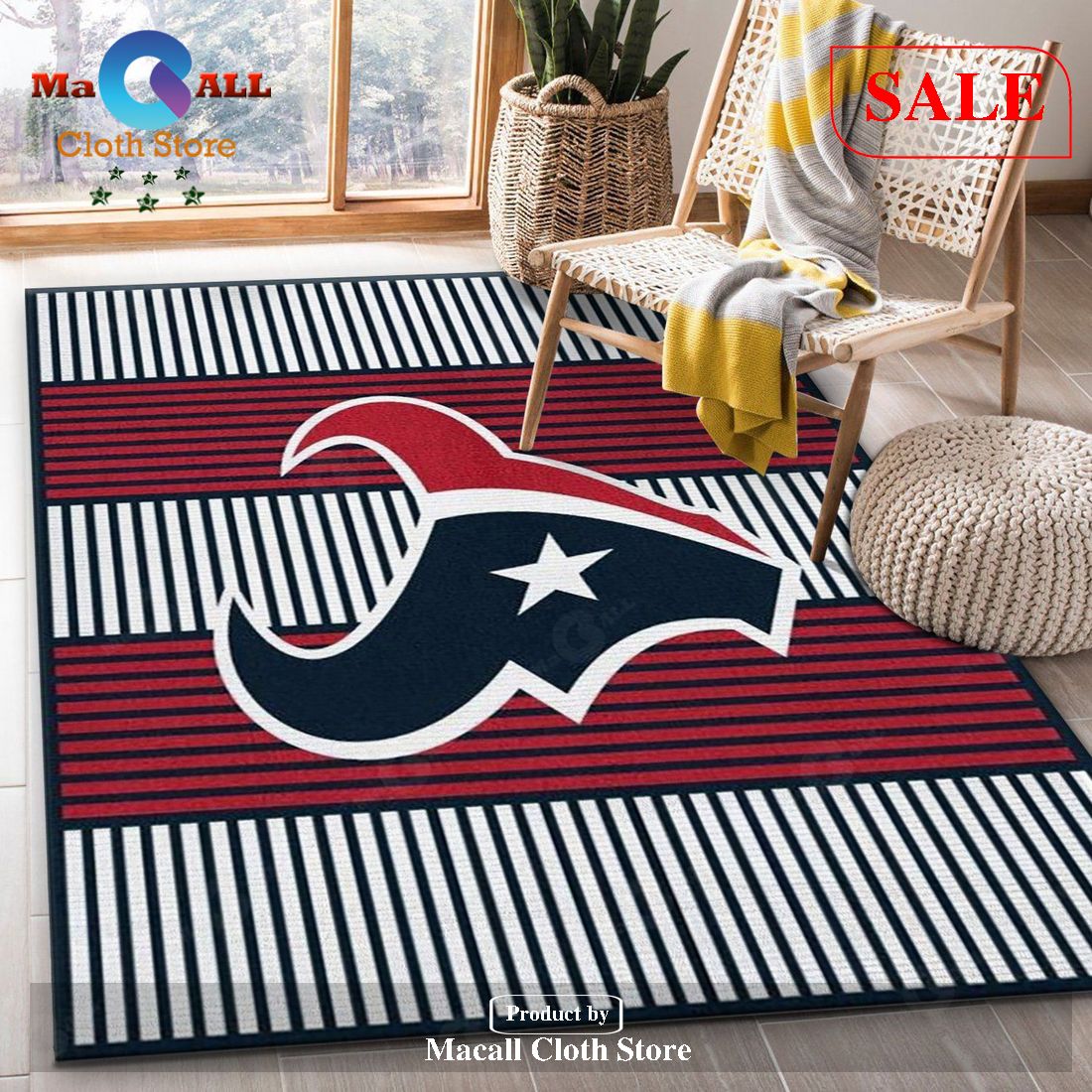 [SALE] Houston Texans Imperial Champion Rug NFL Area Rug Carpet, Bedroom, Home US Decor – Indoor Outdoor Rugs