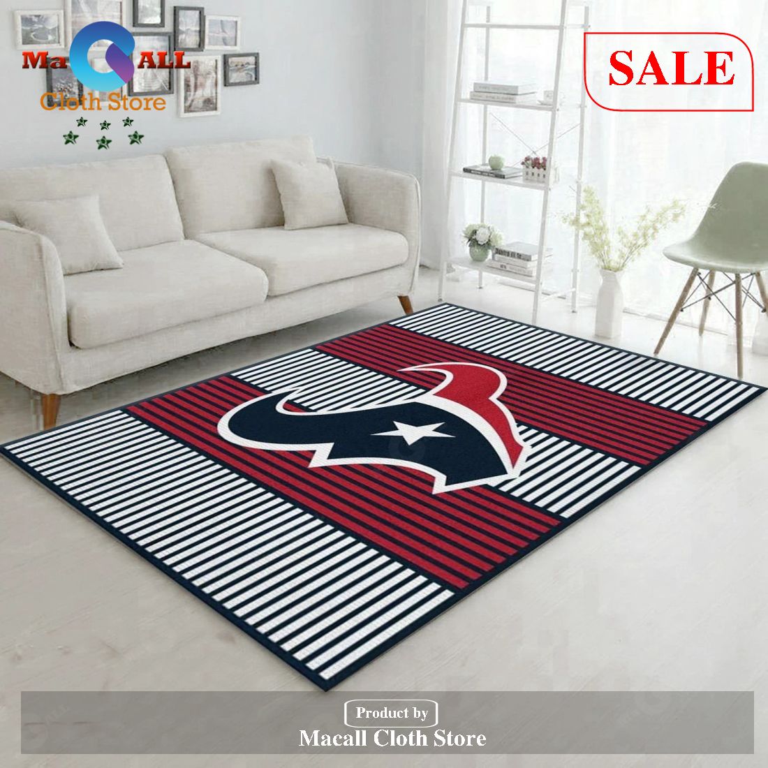 [SALE] Houston Texans Imperial Champion Rug NFL Area Rug Carpet, Bedroom, Home US Decor – Indoor Outdoor Rugs