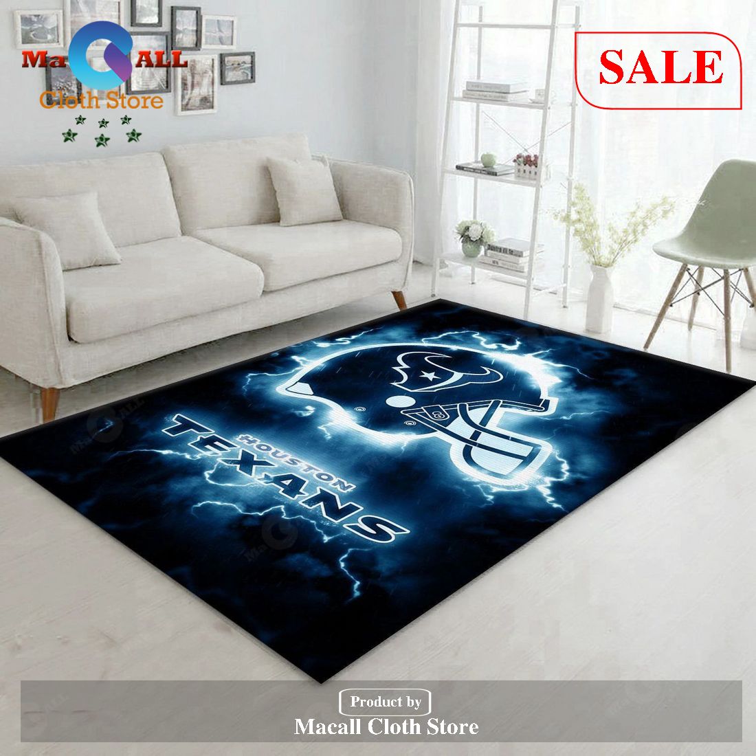 [SALE] Houston Texans NFL Area Rug Living Room Rug Home US Decor – Indoor Outdoor Rugs