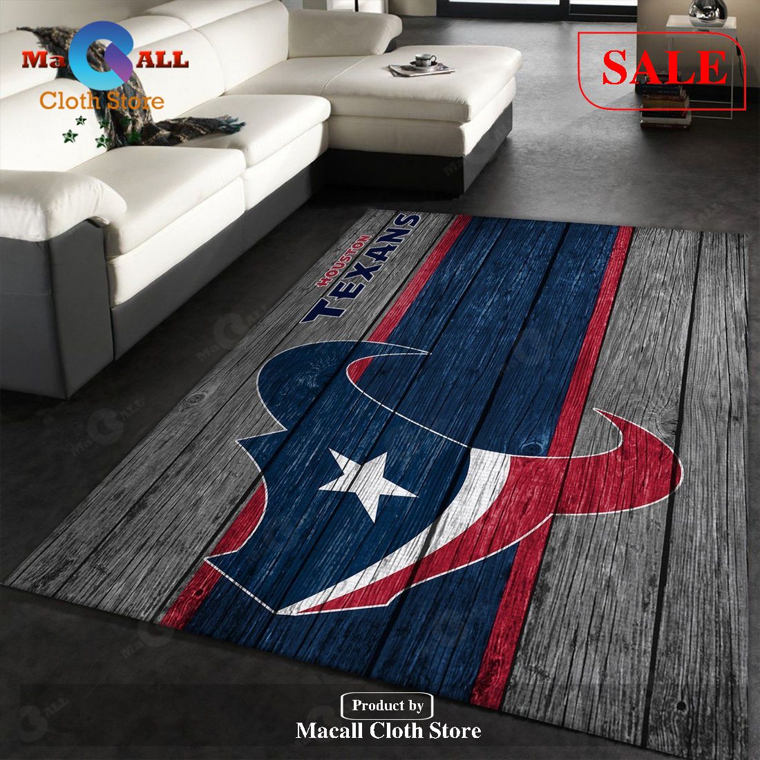 [SALE] HOUSTON TEXANS NFL TEAM LOGO WOODEN STYLE STYLE NICE GIFT HOME DECOR RECTANGLE AREA RUG – Indoor Outdoor Rugs