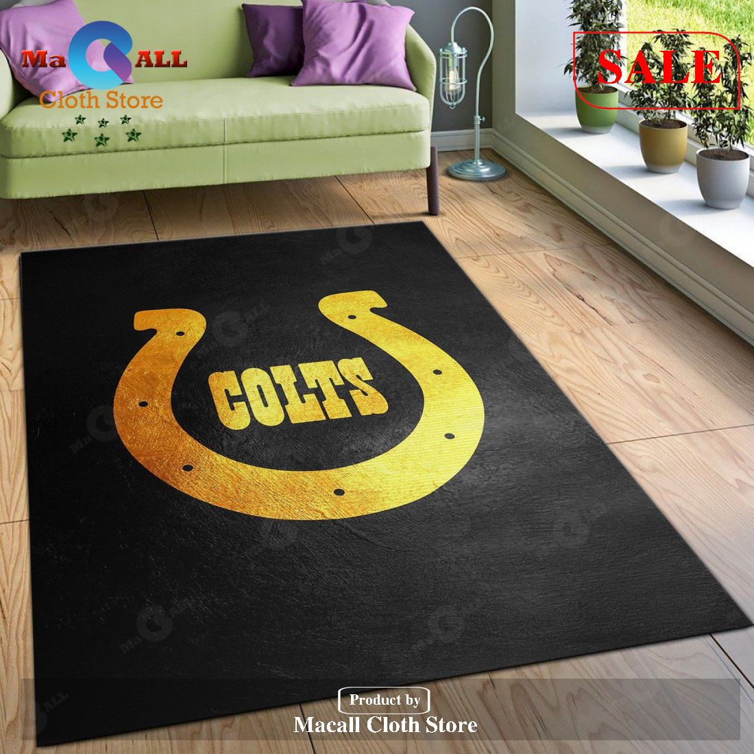 [SALE] Indiana Colts NFL Area Rug For Christmas, Bedroom – Indoor Outdoor Rugs