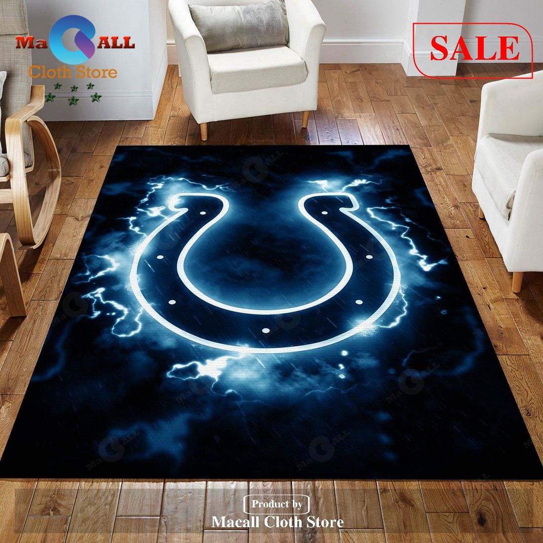 [SALE] Indianapolis Colts NFL Area Rug Living Room Rug Christmas Gift US Decor – Indoor Outdoor Rugs