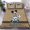 Man Utd Gucci Mickey Mixing Trending Style Bedding Sets, Bedroom Sets LIMITED EDITION