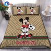 Man City Gucci Mickey Mixing Trending Style Bedding Sets, Bedroom Sets LIMITED EDITION