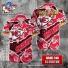 Kansas City Chiefs NFL Hawaiian Shirt and Short Personalized V10 Plus Size