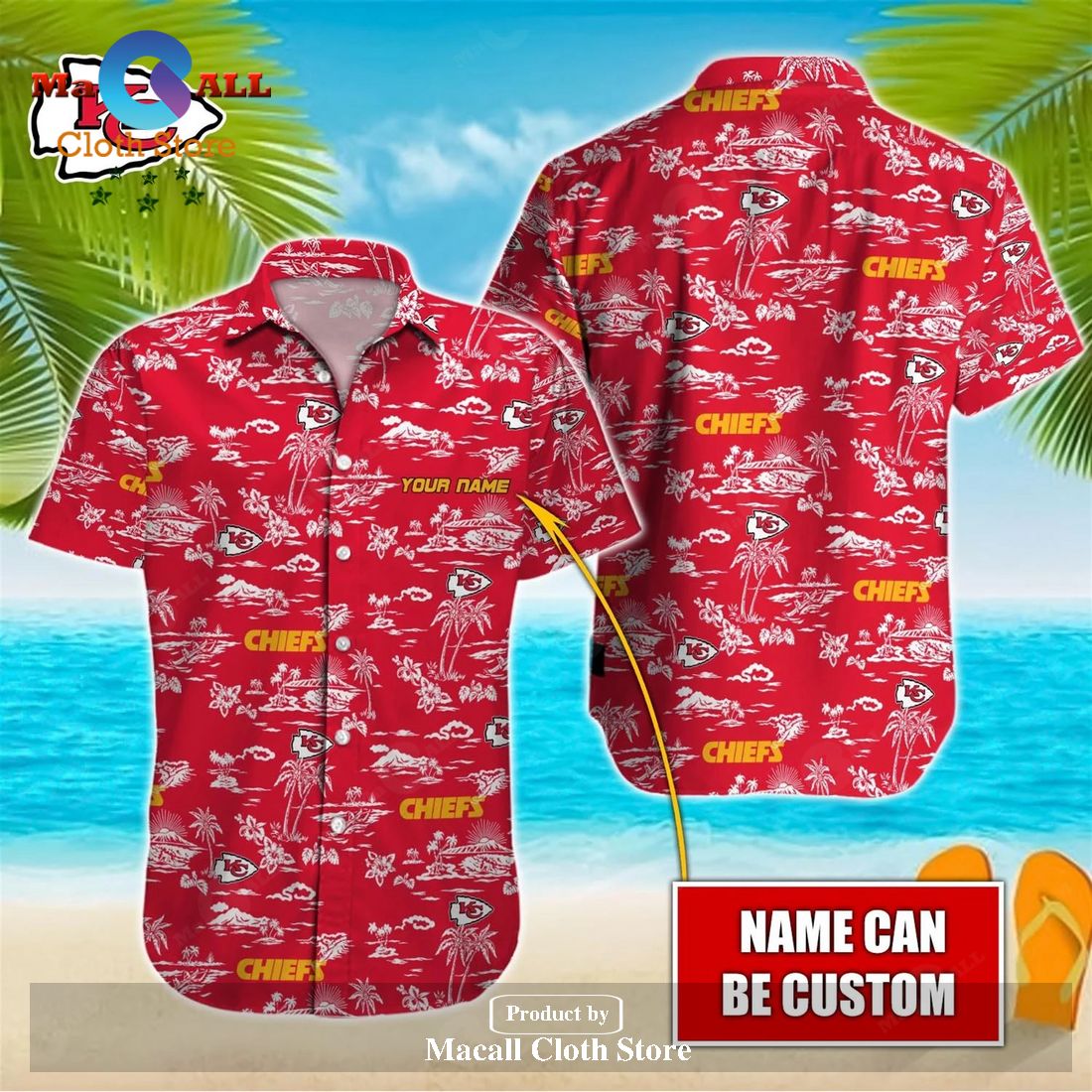 Kansas City Chiefs Hawaiian Shirt Gift - Jomagift