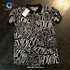 Christian Dior Light Effect Style For Men Black Dior Polo Shirt