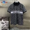Christian Dior Thunder Effect Style For Men White Dior Polo Shirt
