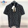 Christian Dior Vertical Logo Effect New Version 2 Style For Men Dior Polo Shirt