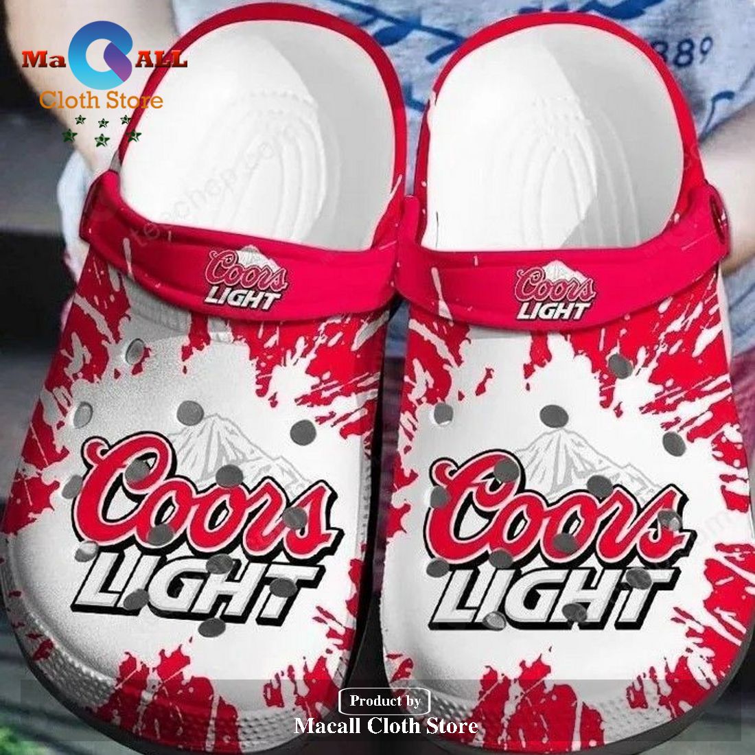 Amazon Coors Light Beer Crocs Clog Shoes Amazon Coors Light Beer Crocs Clog Shoes