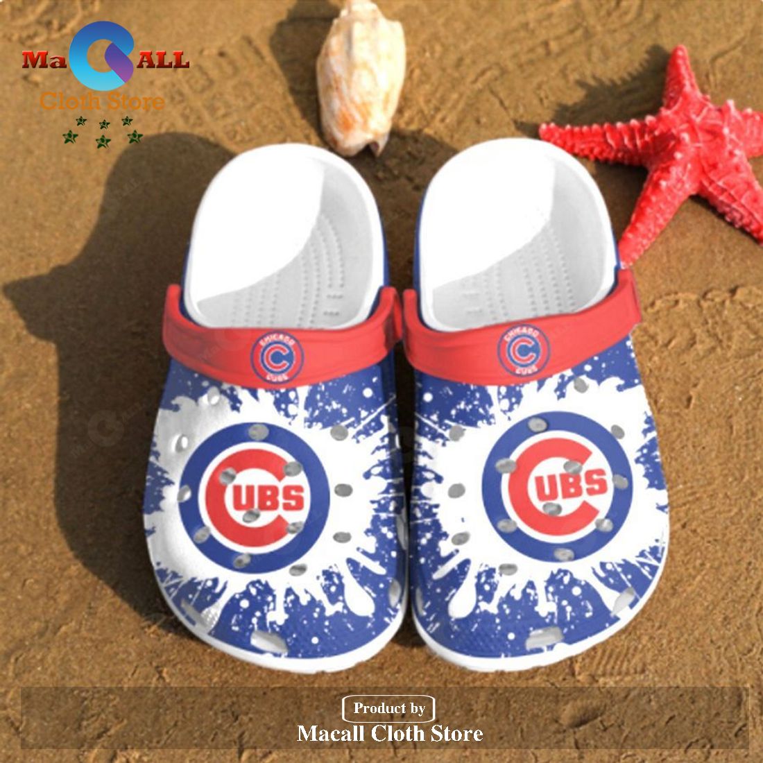 Chicago Cubs Crocs Clogs Chicago Cubs Shoes Crocs - Macall Cloth Store ...