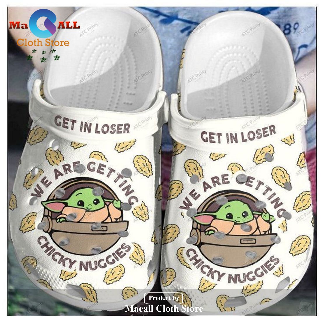 Special Yoda Chicky Nuggies Crocs Clog Shoes Special Yoda Chicky Nuggies Crocs Clog Shoes