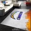 [SALE] Los Angeles Chargers NFL Area Rug Living Room Rug Family Gift US Decor – Indoor Outdoor Rugs