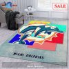 [SALE] Miami Dolphins NFL Rug Bedroom Rug Christmas Gift US Decor – Indoor Outdoor Rugs
