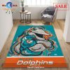 [SALE] Miami Dolphins NFL Team Logo Wooden Style Style Nice Gift Home Decor Rectangle Area Rug – Indoor Outdoor Rugs