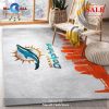 [SALE] Miami Dolphins Skyline NFL Area Rug Carpet, Living room and bedroom Rug – Indoor Outdoor Rugs